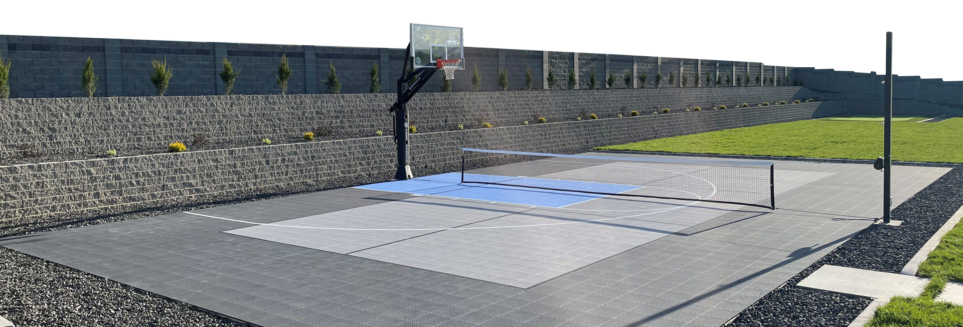 Backyard Ballin' Custom Basketball Court